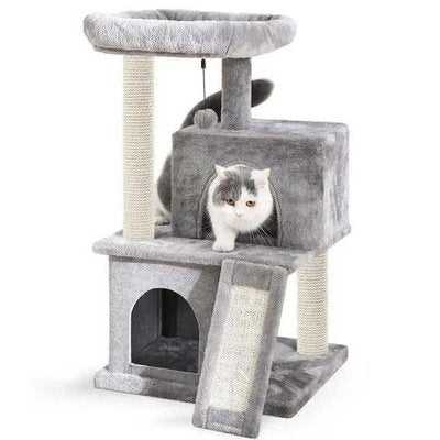 Sky City Kitty Castle: Modern Cat Tree Adventure