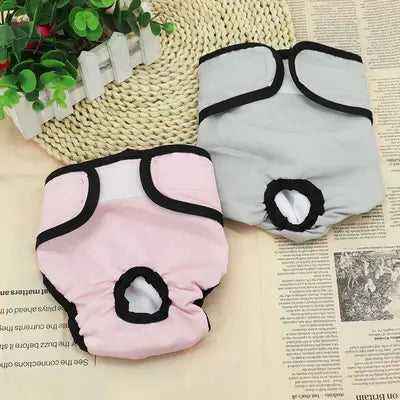 Soft Dog Diaper Pant Reusable Physiological Pants Washable Female Male Dogs Shorts Absorbent Pets Underwear Sanitary Panties