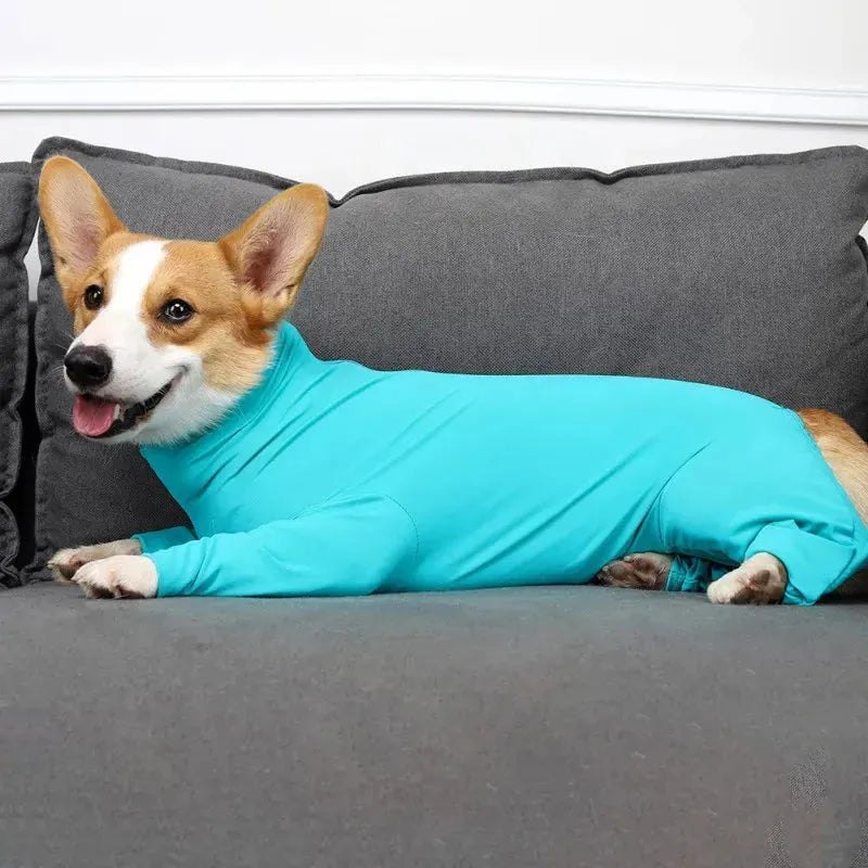 Pet Home Wear Pajamas Dog Jumpsuit Operative Protection Long Sleeves Bodysuit Comfortable For Medium Large Dogs XS-3XL