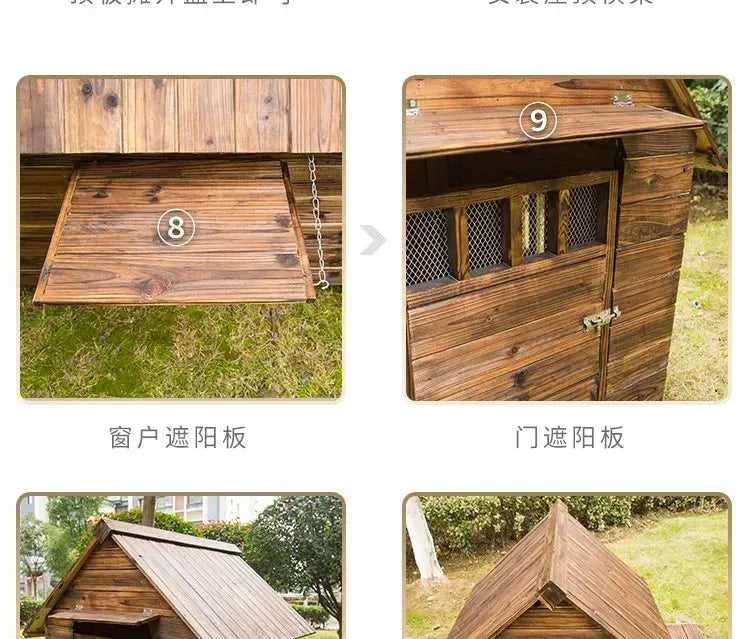 Large Size Corral Dog House Supplies Booth Small Wooden Puppy Dog House Camping Home Casinha De Pet Cachorro Dog Furniture Fg26