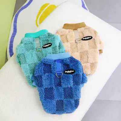 Soft Coral Fleece Pet Clothes Warm Dog Cat Vest Coat Sweater For Small Medium Dogs Chihuahua Yorkie Terrier Shih Tzu Outfit