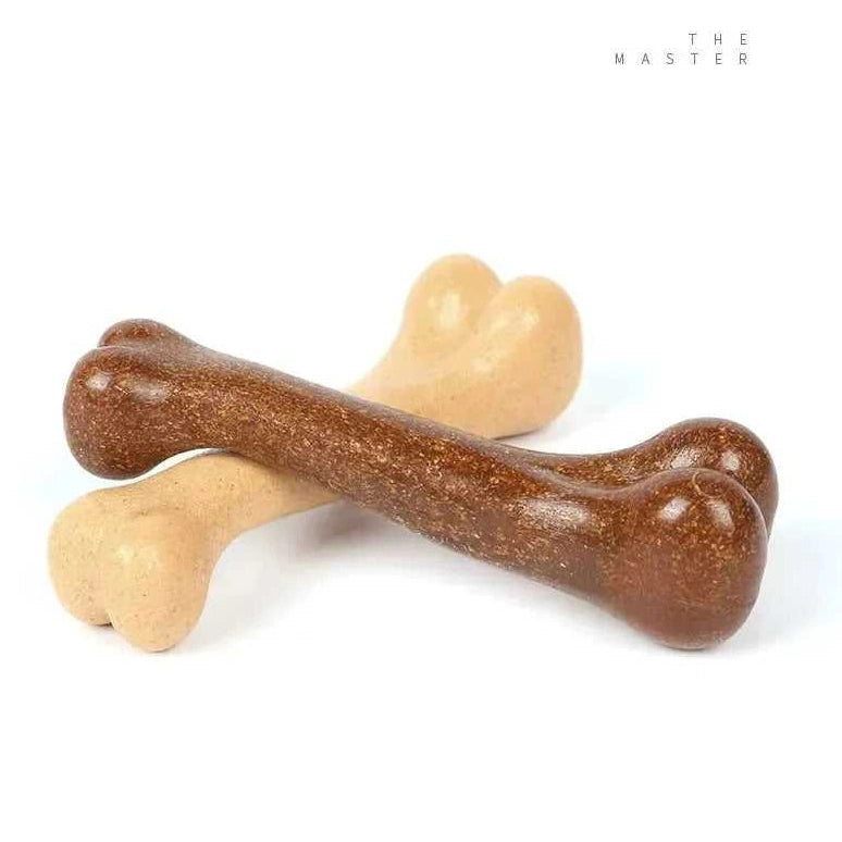 Natural Dog Chew Toy Non-Toxic Interactive Dog Toy Nearly Indestructible Chewing Bone for Puppy Medium Large Dogs