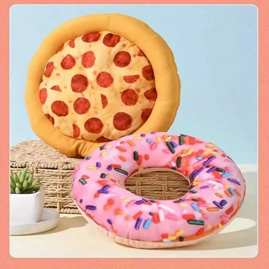 New Soundmaking Toys, Brushed Teeth, Plush Pizza Toys, Medium and Large Dog Training Chai Dog Relieving Tool