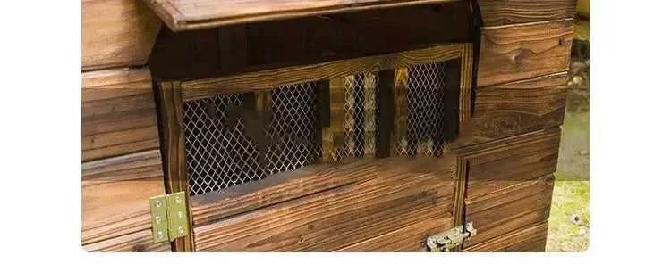 Wooden Dog House Nest Outdoor Rainproof Dog Cat Cage Modern Pet Kennels Warm Small Large Dogs Universal House H