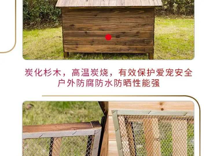 Large Size Corral Dog House Supplies Booth Small Wooden Puppy Dog House Camping Home Casinha De Pet Cachorro Dog Furniture Fg26