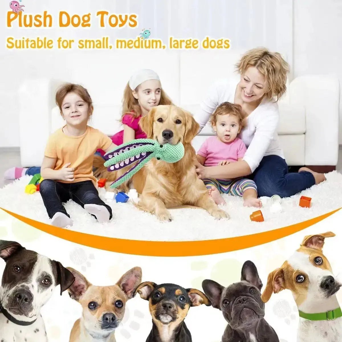 Pet plush toys sales