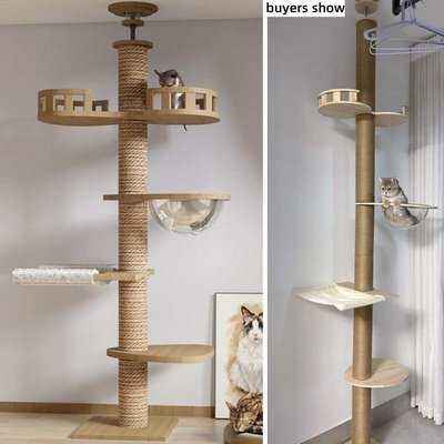 Regal Feline Retreat: Deluxe Cat Tree Tower
