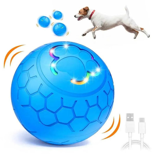 Pet Dog Toy Ball Smart Interactive Rechargeable Automatic Jumping Rolling Moving Ball with 2 Modes Motion Activated Dog Cat Toys