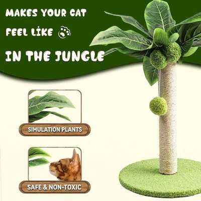Canna Tree Cat Scratching Post: Purr-fect Serenity for Your Precious Feline 🐾