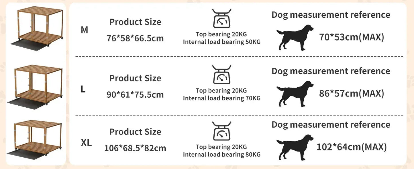 Self-Innovative Dog Cage: Bingopaw First Tempered Glass Dog Pet Cage Dog Kennel Aluminum Frame with Dual Doors and Wheels