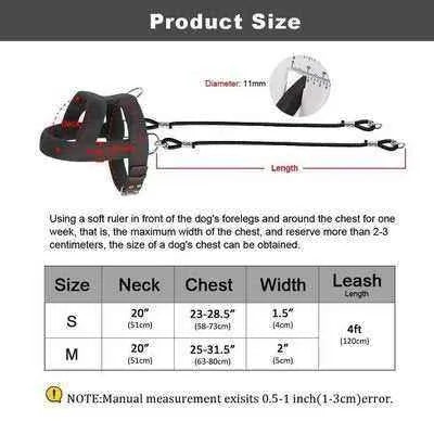 Luxury Weight Pulling Harness and Leash Set for Big and Strong Dogs