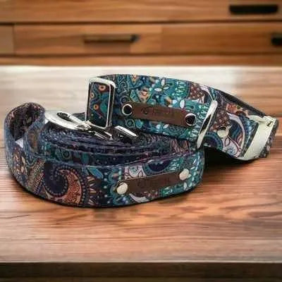 "Handmade Designer Dog Collar Collection: Stylish and Durable Pup Accessories!"