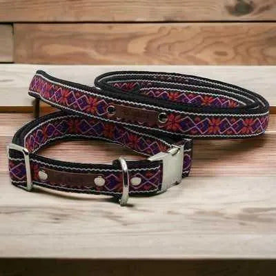 Finnigan's Fabulous Dog Collar Set: The Posh Pick for Big Pooches!