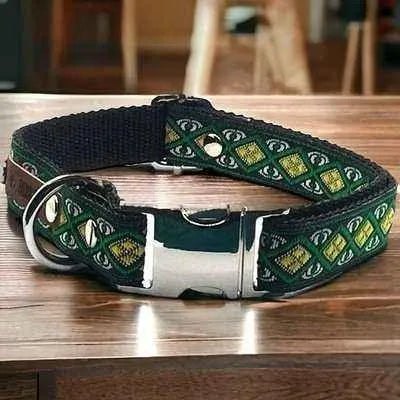 Regal Paws Handmade Designer Dog Collar for Medium Breeds