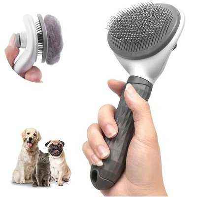Pet Comb Stainless Steel Needle Comb Dog And Cat Hair Removal Floating Hair Cleaning Beauty Skin Care Pet Dog Cleaning Brush - Finnigan's Play Pen