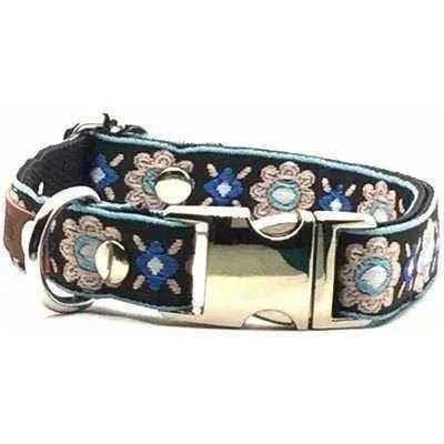 Enchanted Elegance Cotton Dog Collar by Lollipollipocket