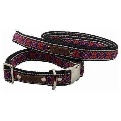 Finnigan's Fabulous Fabric Dog Collar Set for Large Breeds