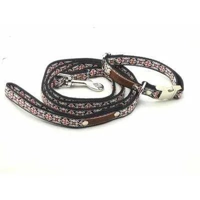 Finnigan's Fabulous Floral Dog Collar Set