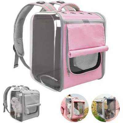 Opulent Paws Pet Carrier for Yorkie Chihuahua in Pink and Gray