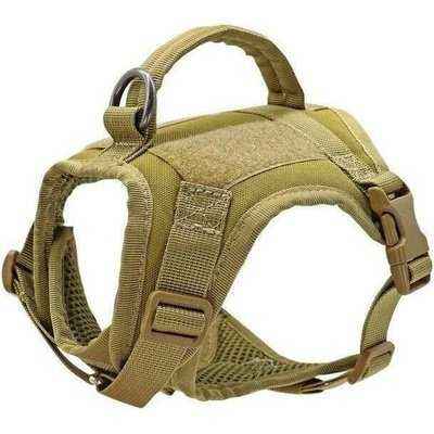 Luxury Tactical Nylon Cat Harness with Handle - Elite Pet Training and Walking Accessory