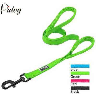 2 Handles Nylon Dog Leash Reflective Dog Walking Leashes Double Handles Pet Training Leads For Medium Large Dogs - Finnigan's Play Pen