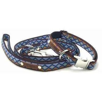 Enchanté Elegance: Designer Handmade Cotton Dog Collar