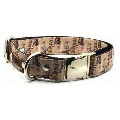 Luxurious Royal Engraved Dog Collar for Majestic Large Breeds